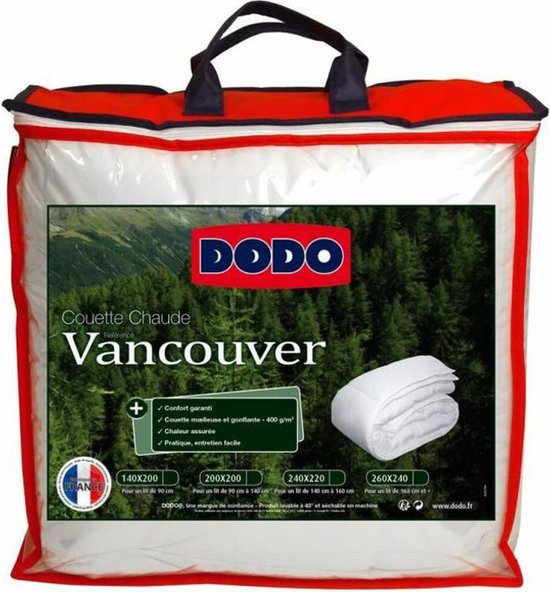 MON P'TIT DODO - Duvet, light, 100 x 140 cm, white, made in
