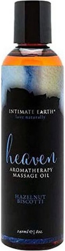 Intimate Earth Heaven - Massage Olie - Hazelnoot Biscotti - 240 ml
