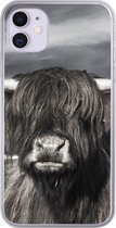 Coque iPhone 11 - Highlander écossais - Animaux - Cornes - Coque en Siliconen