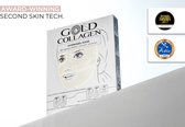 Gold Collagen Hydrogel Mask (4 maskers met "Second Skin" Technologie) - Met antioxidanten, hyaluronzuur en glycerine. Instant jeugdige uitstraling Masker verrijkt met belangrijke ingrediënten om aan je specifieke huidverzorgingsbehoeften te voldoen.