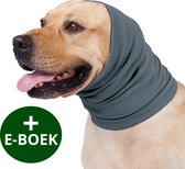 Woefie Hondenoorbeschermer - Geluiddempende hondenhoofdband - Geluidsbestendige hondennekkraag - Oorbescherming voor honden - Geluidsisolerende hondenhoofdband - Geluidsreducerende hondenoorwarmer