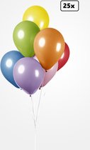 25x Ballon assortie 30cm - Festival feest party verjaardag landen helium lucht thema