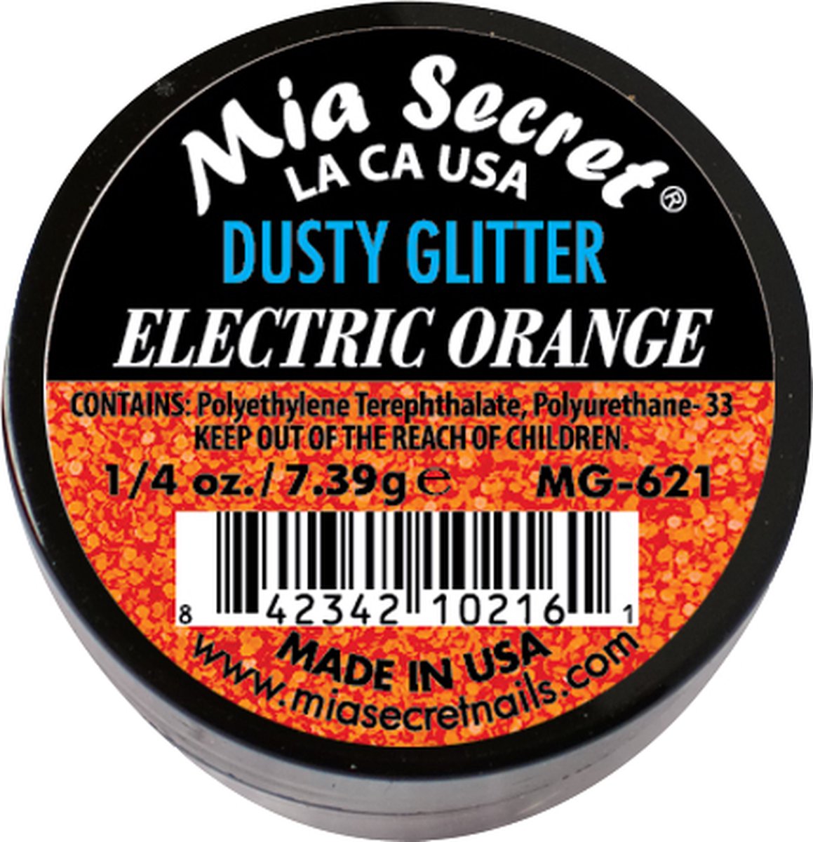 Goedkoopste Alpha & Dust Glitter Acrylpoeder Electric Orange