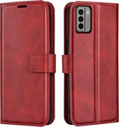 Coverup Deluxe Book Case - Geschikt voor Nokia G22 Hoesje - Rood