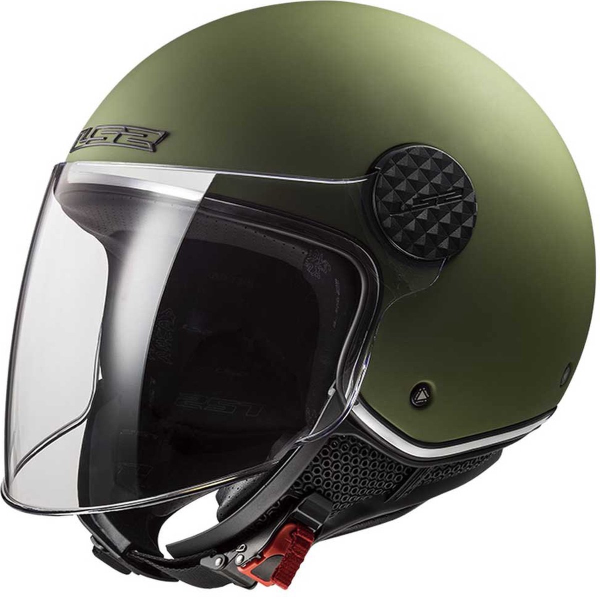 LS2 Jethelm Sphere Lux mat groen maat XS