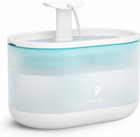 PETLIBRO Kattenwaterfontein, ultra stille waterfontein voor huisdieren, kattenfontein met twee stroommodi, BPA-vrije capsule hond waterfontein, 2,1L zichtbaar waterniveau met groot formaat filter PETLIBRO Kattenwaterfontein, ultra stille waterfontein voor huisdieren, kattenfontein met twee stroommodi, BPA-vrije capsule hond waterfontein, 2,1L zichtbaar waterniveau met groot formaat filter