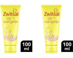 Zwitsal Baby Gezichtscrème Op 't Wangetje - 2 x 100 ml - Voordeelverpakking