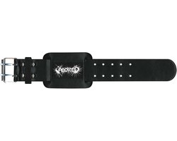 Aborted - Logo - Leren Polsband