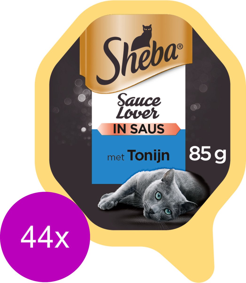 Sheba Sheba Alu Lovers 85 g - Kattenvoer - 44 x Tonijn