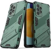 Hoesje Shockproof Kickstand Back Cover Groen Geschikt voor Samsung Galaxy A53