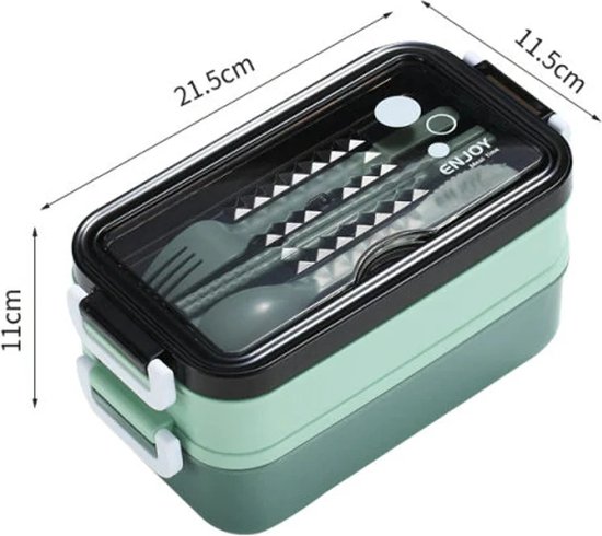 Lunchbox avec bol à soupe, plateau en acier inoxydable et Couverts- Lunchbox Adultes compartiments - Lunchbox adultes avec compartiments - Lunchbox Enfants- Boîtes repas Enfants- Hermétique et étanche - Sans BPA - Livret de recettes avec facture