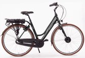 AMIGO E-City S1 - Vélo électrique pour femme - 28 pouces 51 cm - 3 vitesses - Noir mat