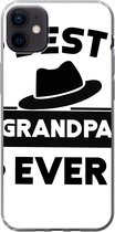 Geschikt voor iPhone 12 mini hoesje - Opa - Quotes - Best grandpa ever - Spreuken - Siliconen Telefoonhoesje