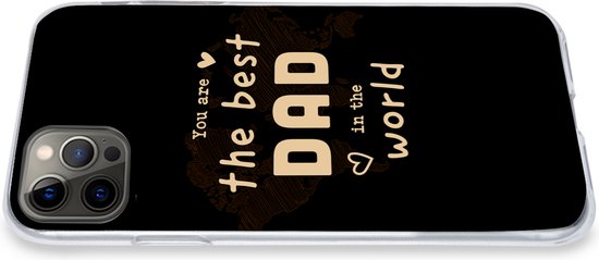Coque iPhone 12 Pro Max - Cadeaux Homme - Vaderdag - Proverbes - Coque de téléphone en Siliconen