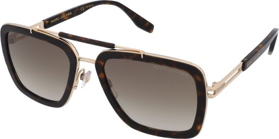 Marc Jacobs 674/S 086 Zonnebril - Heren - Bruin van Merkloos — afbeelding 4