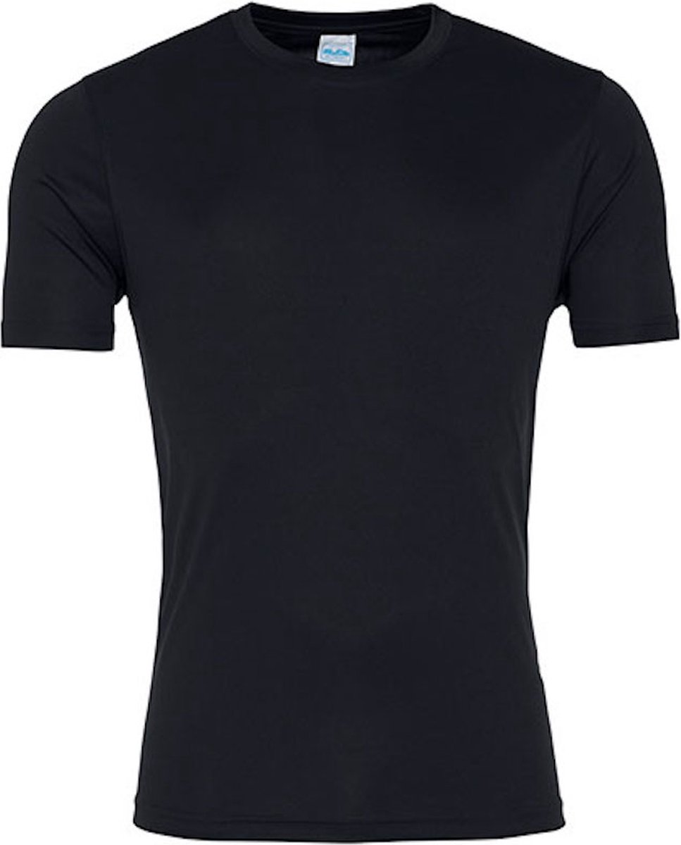 Herensportshirt 'Cool Smooth' Jet Black - M