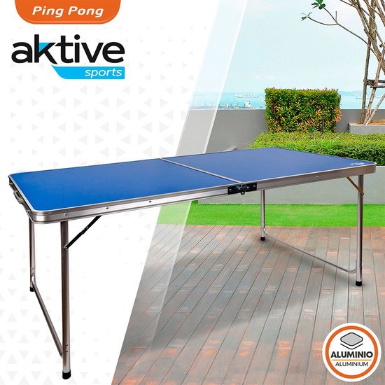 Table de ping-pong pliante 160x80 intérieur et extérieur en filet