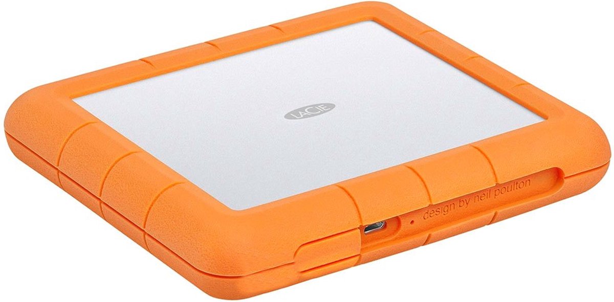 LaCie Rugged RAID Shuttle 8 TB Externe harde schijf (3.5 inch) USB 3.2 Gen 2 (USB 3.1) Zilver, Oranje STHT8000800