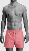 Claesen's Cls No.1 normale lengte boxer met gulp (2-pack) - heren woven hybride boxer - rood - Maat: L