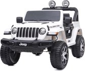Jeep Wrangler Rubicon Wit | 12V Kinderauto