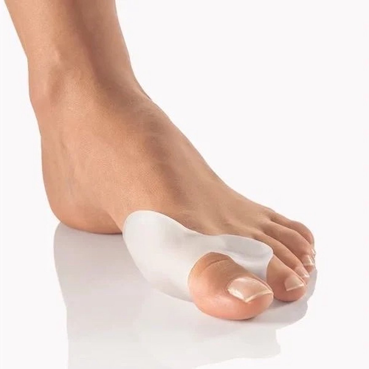 Goedkoopste Bort Pedisoft Teenspreider met voorvoet bescherming - Siliconen Teenspreider voor Hallux Valgus - Teencorector - Universeel