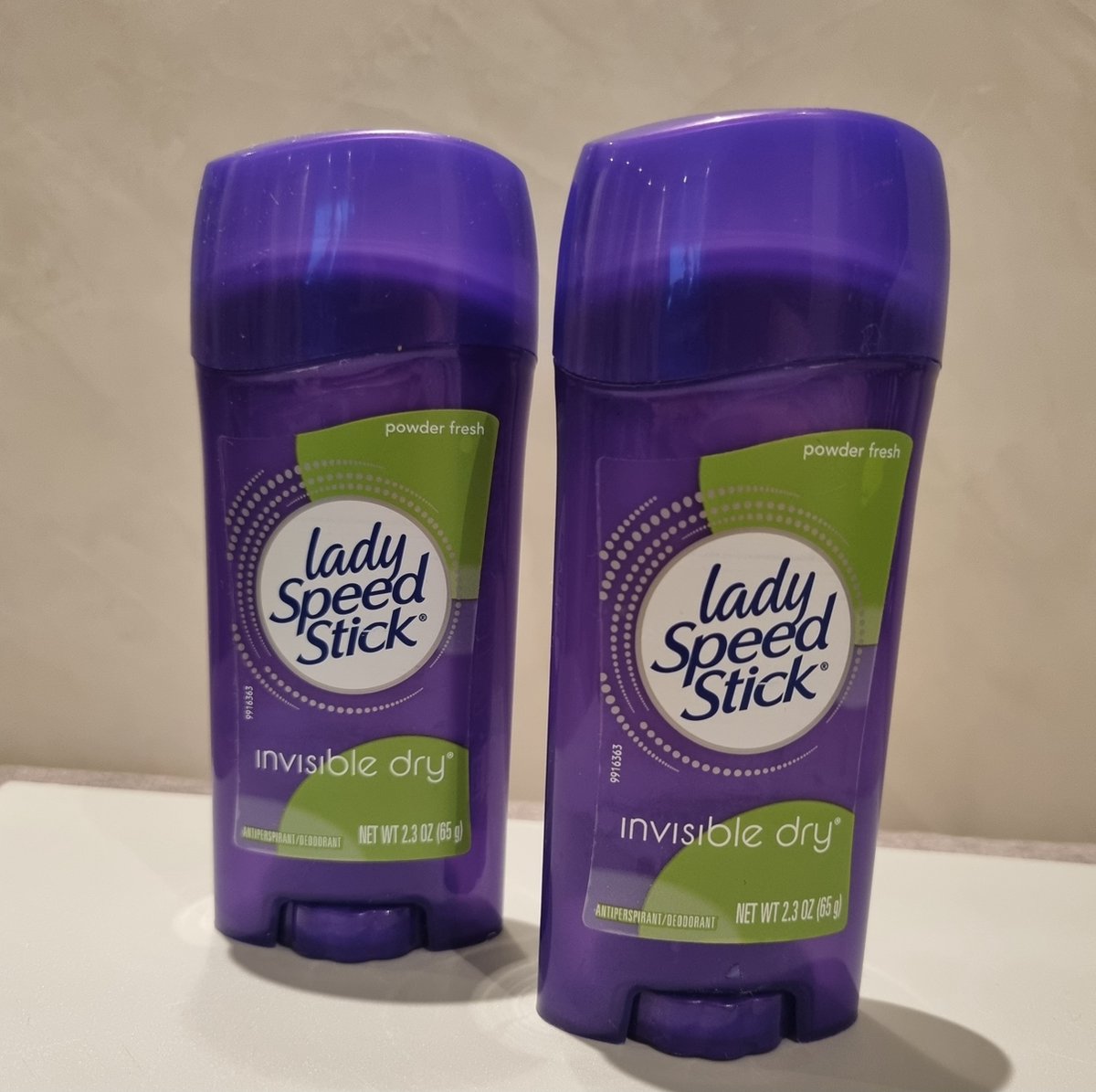 Goedkoopste Lady Speed Stick Anti-transpirant Deodorant Invisible Dry Powder Fresh 2x65g