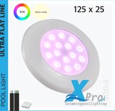 XPRO POOL | Dunne led zwembadlamp 9W 125X25 mm RGB kleur 4 draden - SMART