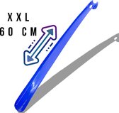 GEAR3000 XXL - Schoenlepel - Lang - 60 cm - Kunststof - Blauw