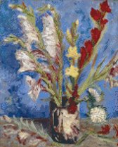 Pixelhobby Pattern 5691 Vase van Gogh avec glaïeul de jardin et asters chinois