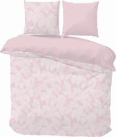 iSleep Dekbedovertrek Chantal - Tweepersoons - 200x200/220 cm - Roze