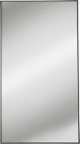 Grote Passpiegel Rechthoek Zwart - Metaal - Spiegel - Hangspiegel - Wandspiegel - 180x100 cm