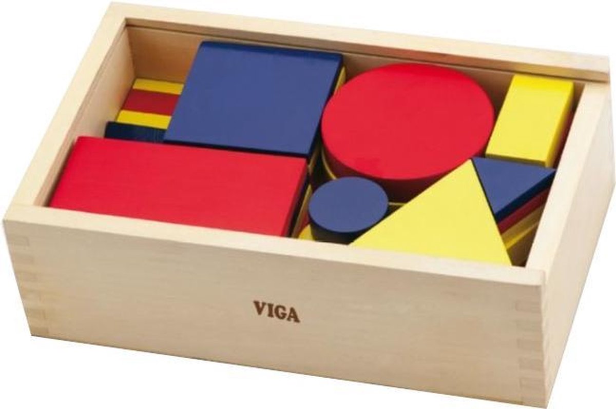 Viga Toys vormenpuzzel 49-delig