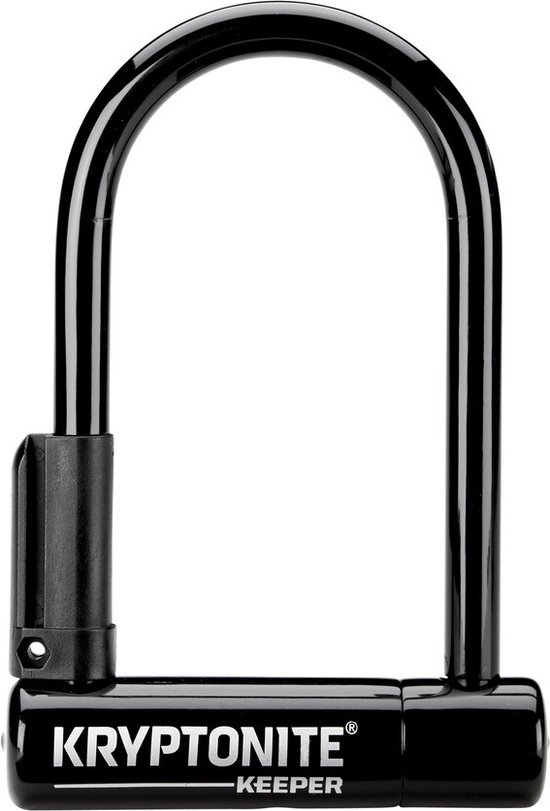 Kryptonite Keeper Mini-6 Beugelslot Fiets - ART-2 Slot - Beugelslot Elektrische Fiets - 15,2x8,3 cm - Staal - Zwart van Kryptonite — afbeelding 2