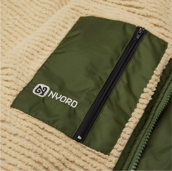 Nyord Primaloft Outdoor Verzorging Robe - Khaki / Ecru