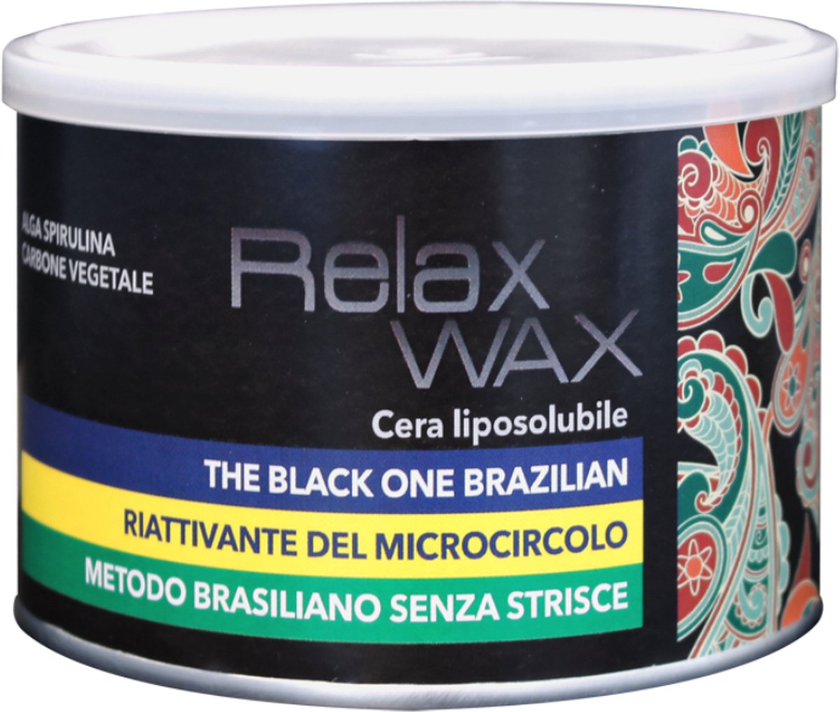 Relax Wax Carbone Vegetale Brazilian 400ml - Ontharingswax - Wax