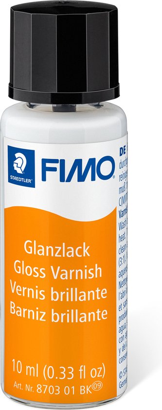 Fimo glanslak 35 ml op waterbasis - blister - Foamtastic Crafts