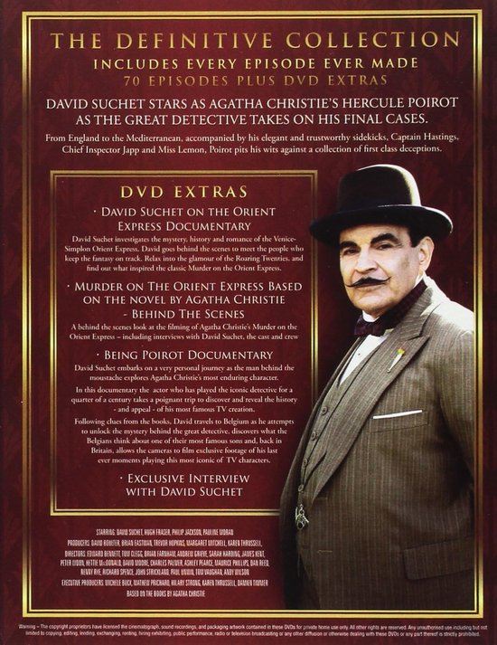 Agatha Christie's Poirot Definitive Collection Series 1-13