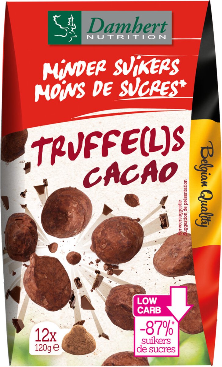 Damhert Truffels Minder Suiker - 120 gr