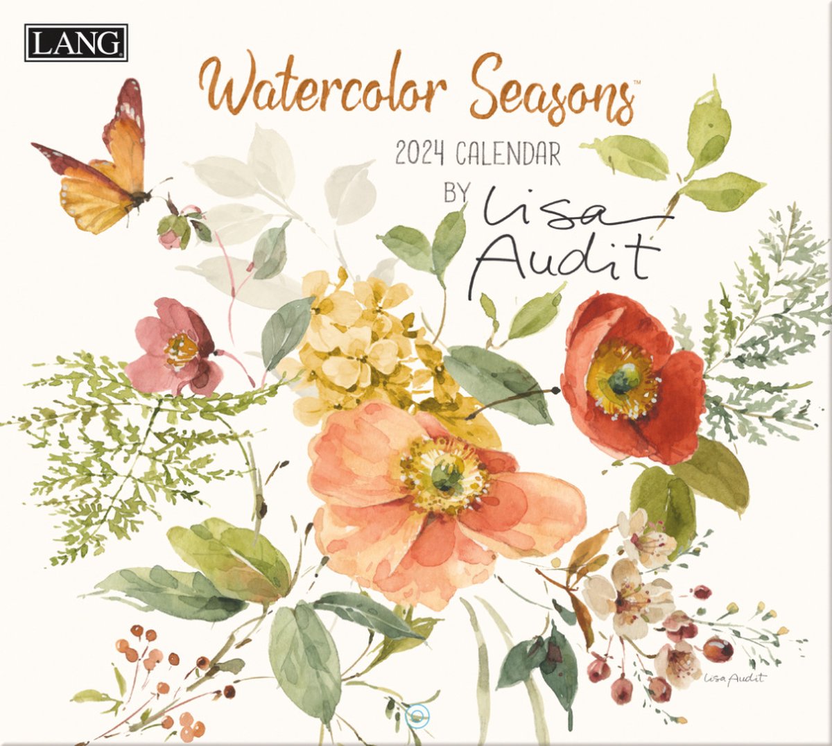 Watercolor Seasons Kalender 2024 LANG