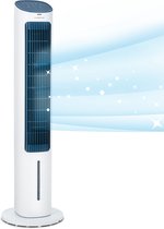 Klarstein Mistral Air Cooler - Refroidisseur d' Air à eau 4 litres - 360 m³/h - Ventilateur - Fonction purificateur d'air humidificateur - Climatisation mobile sans tuyau de vidange - 3 vitesses - Climatiseur portable