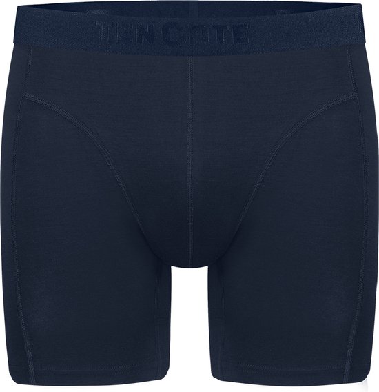 Donkerblauwe basic lange onderbroek met logo tailleband.