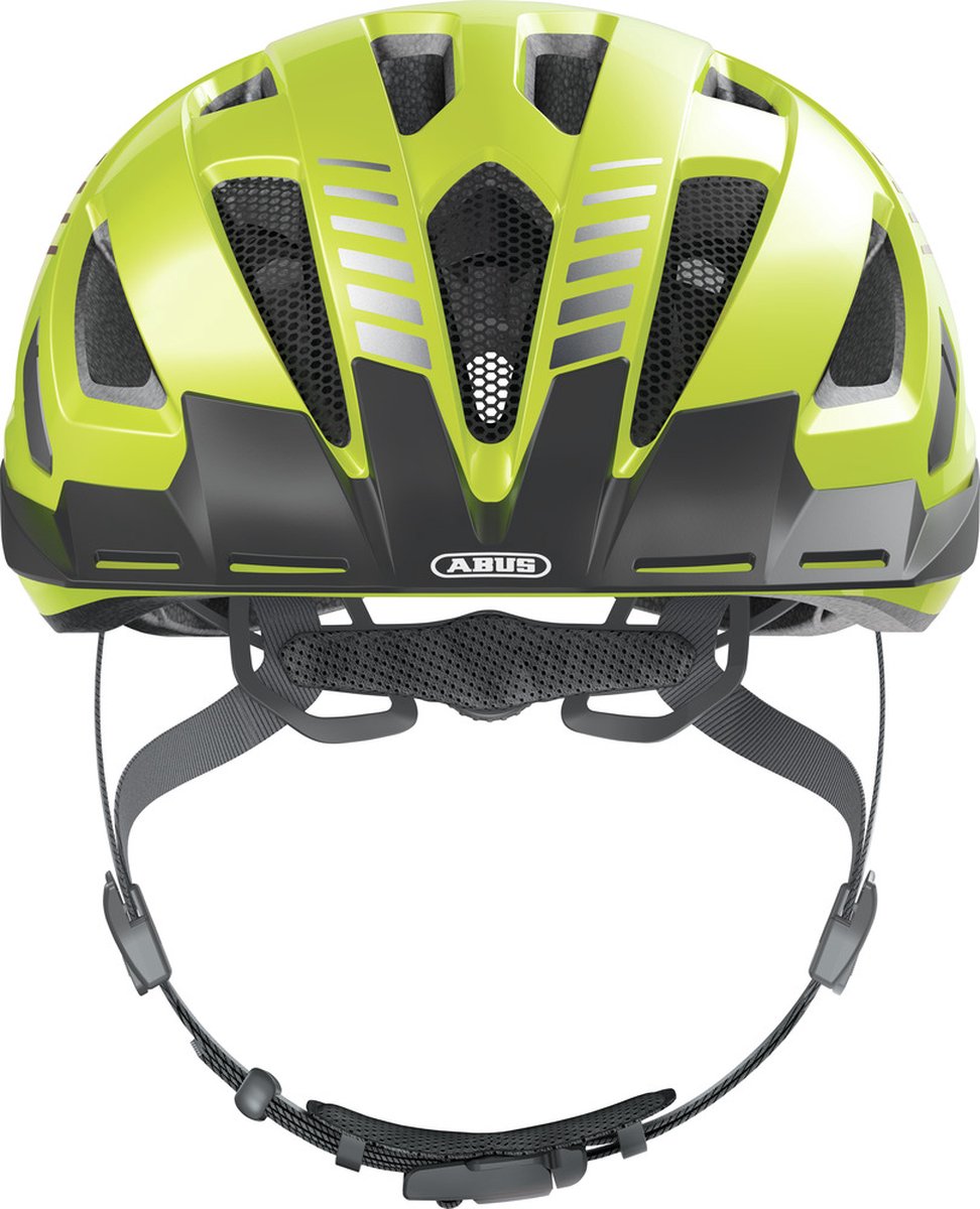 Fietshelm ABUS URBAN-I 3.0 MIPS signal yellow L - 56-61 cm - geel - Geschikt voor gebruik op elektrische fietsen - stadsfietsen - 320 g – foto 4