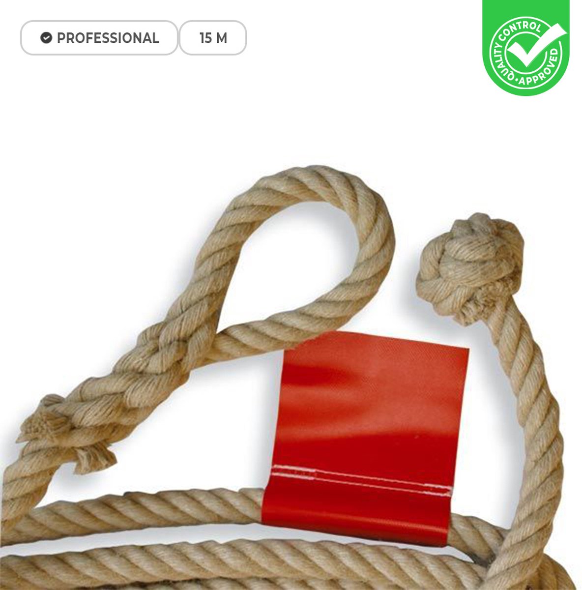 Professioneel touw - Lus en Knoop - 15 meter - Handgemaakt in Nederland