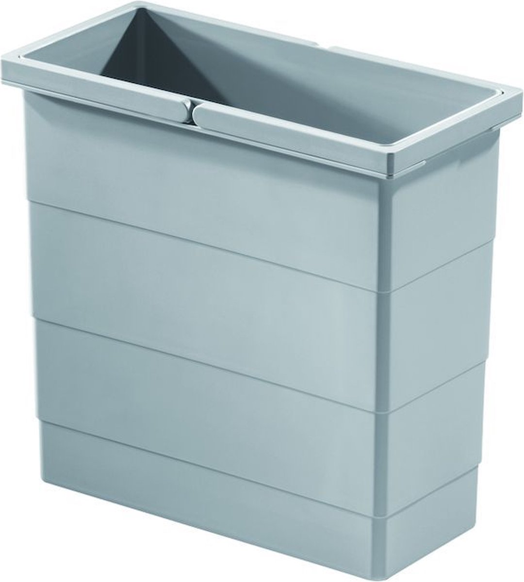 Binnenemmer 14 Ltr Zilver grijs Doeco Voor spoelkastladen