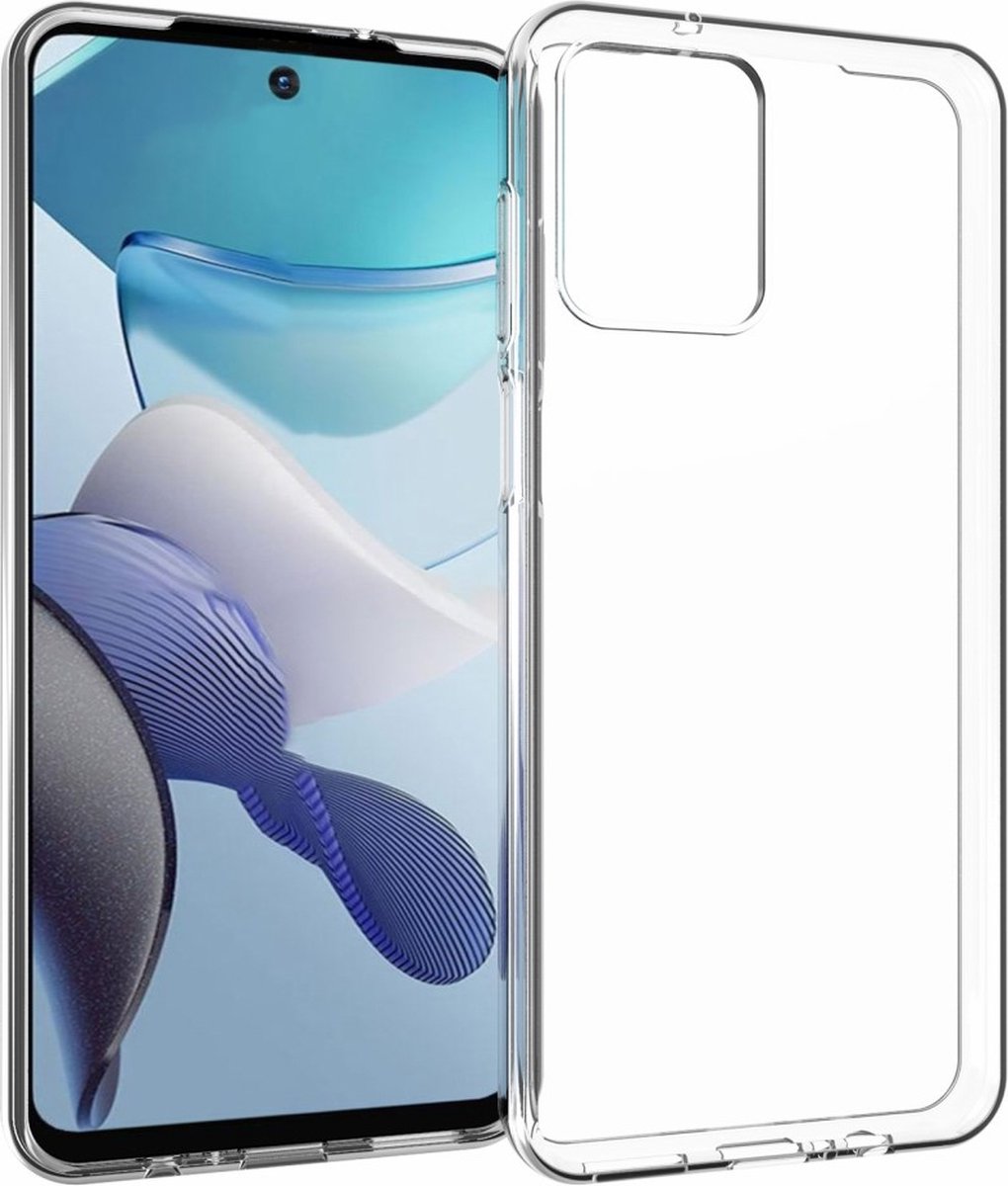 TPU Back Cover Hoesje voor de Motorola Moto G53 Transparant