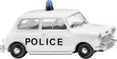 Wiking 0226 07 H0 Hulpdienstvoertuig Mini Politiewagen Morris Mini-Minor