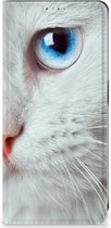 Bookcover OnePlus Nord CE 3 Lite Smart Case Witte Kat