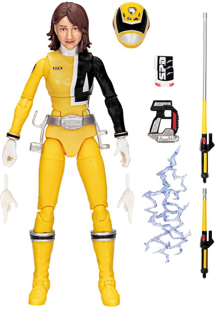 Hasbro S.p.d. Yellow Ranger Lightning Collection Power Rangers-figuur 15 Cm Geel