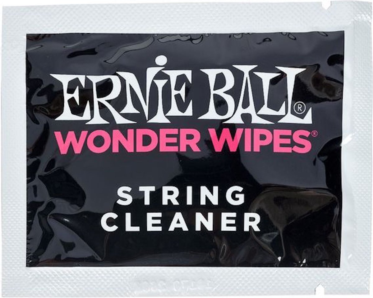 Ernie Ball Wonder Wipes String Cleaner 5 stuks snaar reiniger gitaar