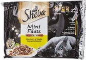 3x sheba Mini filets in saus gevogelte selectie 4x 85g